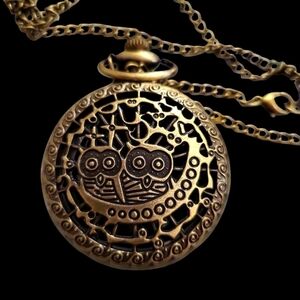 New Owls Pocket Watch Bronze